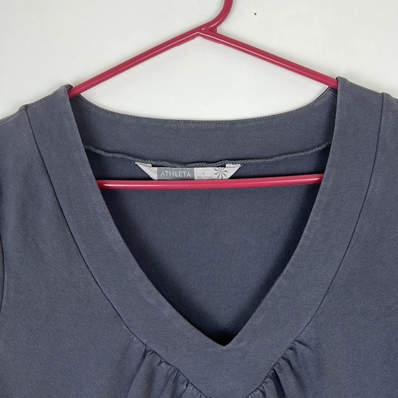 ATHLETA Señorita long sleeve dress gray color L - Picture 6 of 9